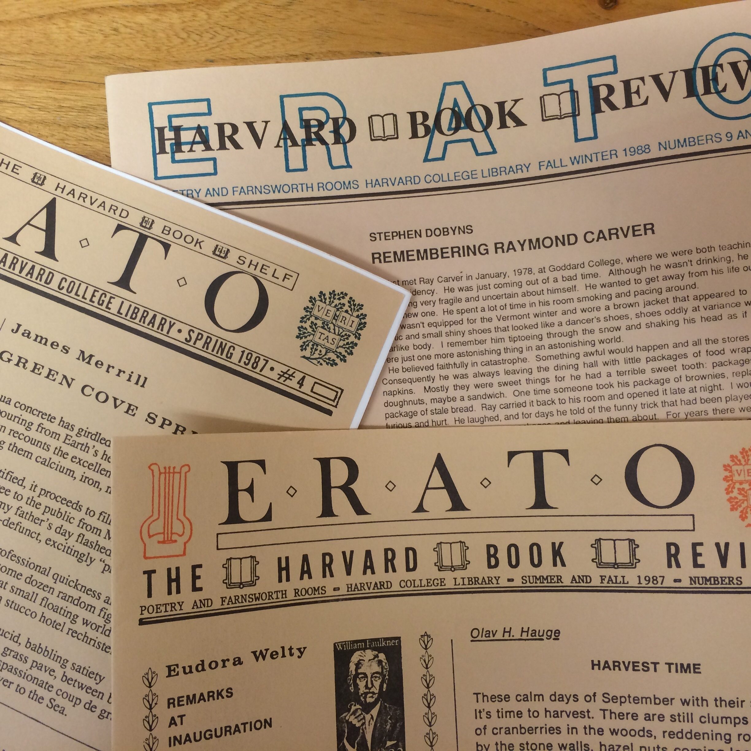 Photo of issues of Erato