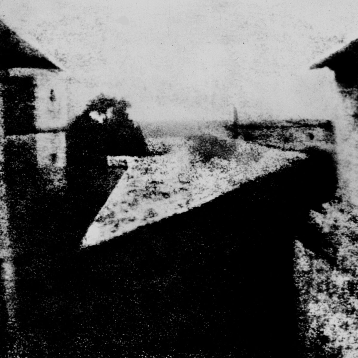 View From The Window At Le Gras C 1826 Harvard Review